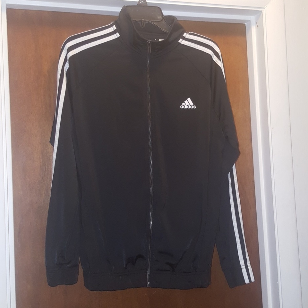 MEN'S ADIDAS LONG STRIPE SLEEVES SZ M